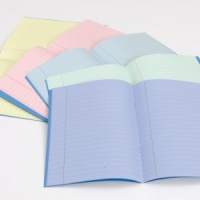 9x7'' TINTED EXERCISE BOOKS (LINED)